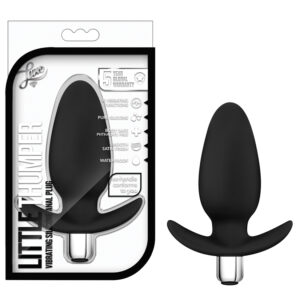 Anal Toy Luxe Little Thumper Plug-Black