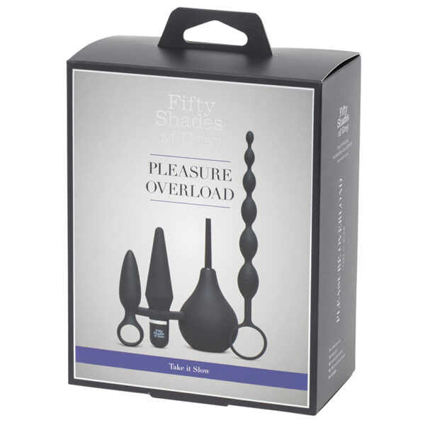Anal Toy Fifty Shades of Grey Pleasure Overload Starter Anal Kit (4 piece kit)