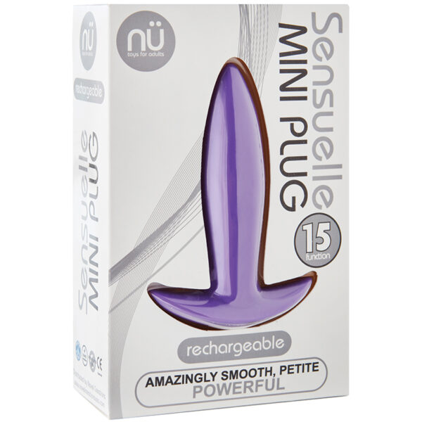 Anal Toy Sensuelle Mini Plug-Purple