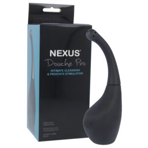 Anal Toy Nexus Anal Douche with Prostate Nozzle-Black