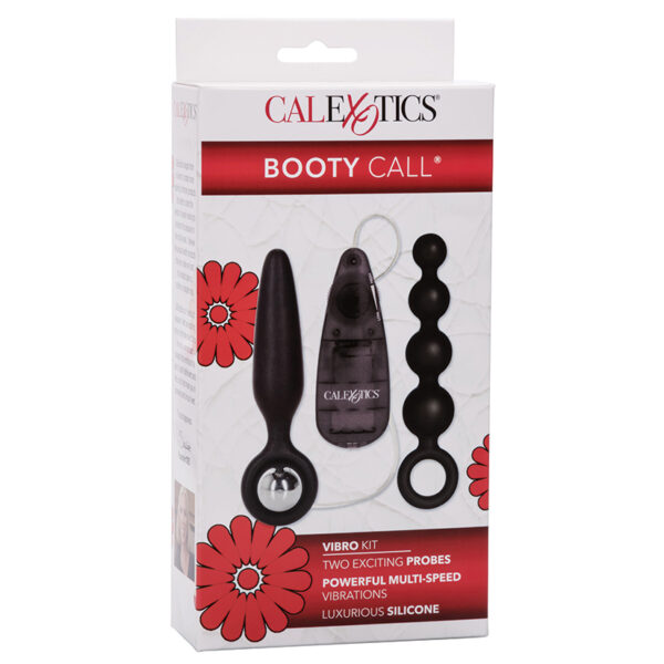 Anal Toy Booty Call Booty Vibro Kit-Black