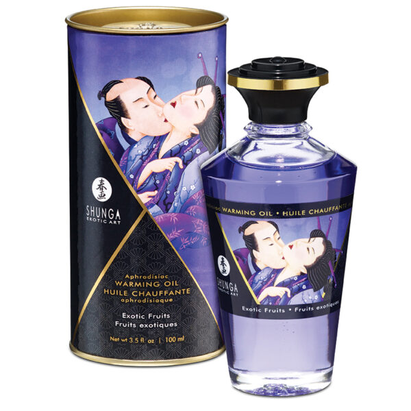 Body Oil Shunga Aphrodisiac Warming Oil-Exotic Fruits 3.5oz
