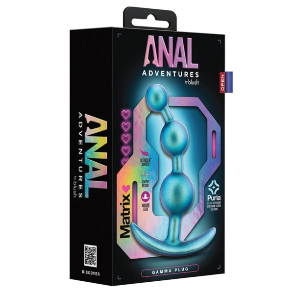 Anal Adventures Matrix Gamma Plug-Teal