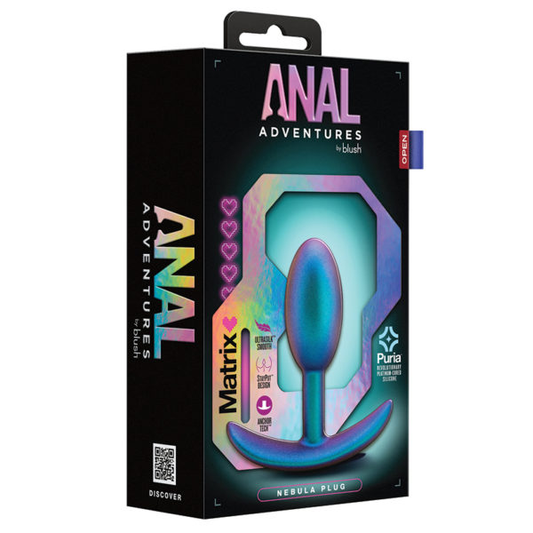 Anal Adventures Matrix Nebula Plug-Lunar Blue