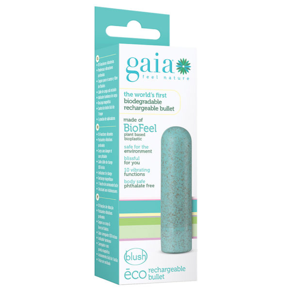 Gaia Eco Rechargeable Bullet Aqua