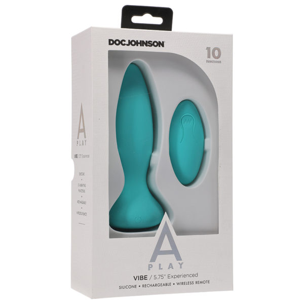 A-Play Vibe Experienced Rechargeable Plug-Teal