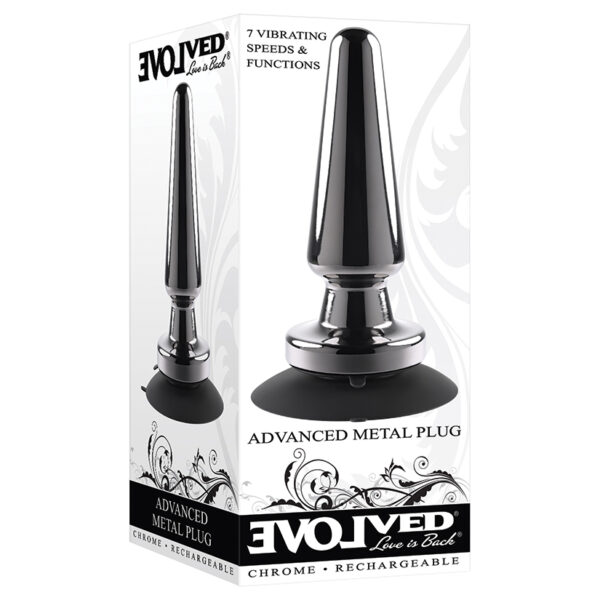 Anal Toy Evolved Advanced Metal Plug