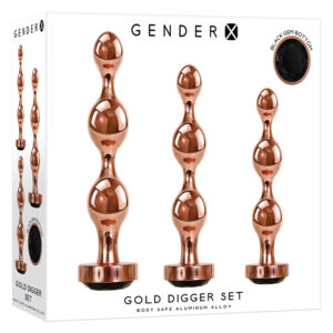 Anal Toy Gender X Gold Digger Set