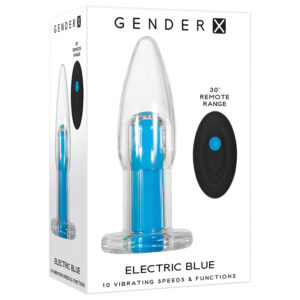 Anal Toy Gender X Electric Blue