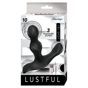 Anal Toy Lustful Tri-Spot-Black