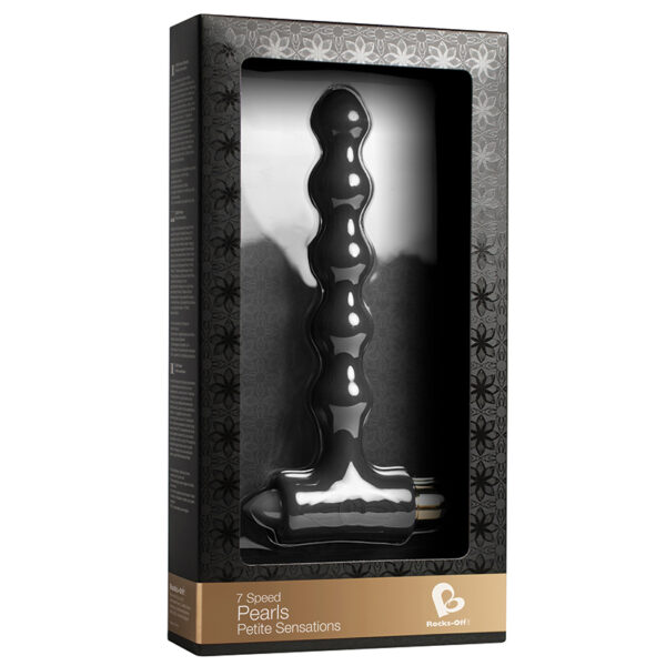 Anal Toy Rocks-Off Petite Sensations Pearls 7 Speed-Black