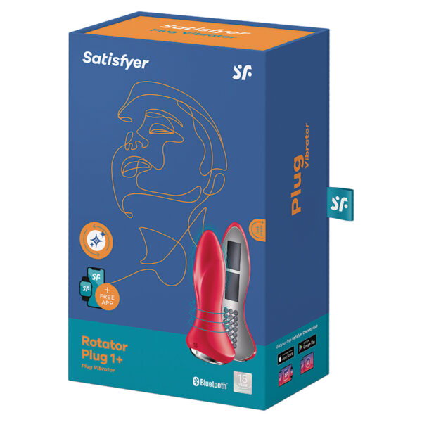 Anal Toy Satisfyer Rotator Plug 1+ Red