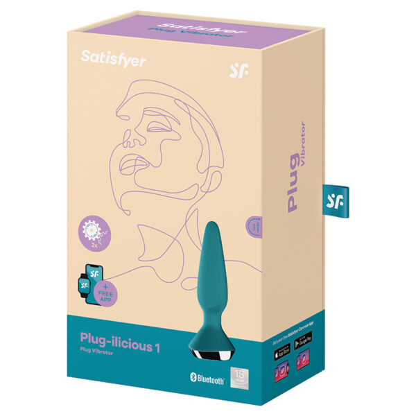 Anal Toy Satisfyer Plug-ilicious 1-Petrol