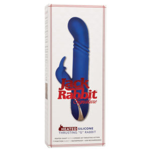 Jack Rabbit Signature Heated Silicone Thrusting "G" Rabbit