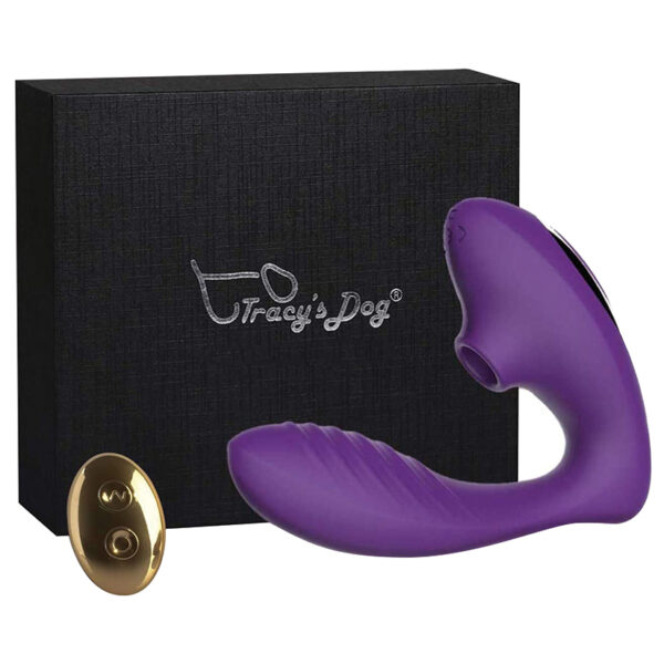 Tracy's Dog OG Pro 2 Clitoral Sucking Vibrator-Purple