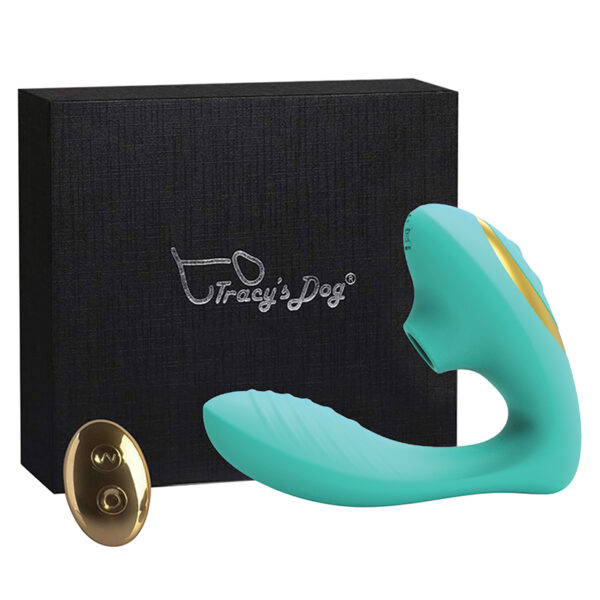 Tracy's Dog OG Pro 2 Clitoral Sucking Vibrator-Teal