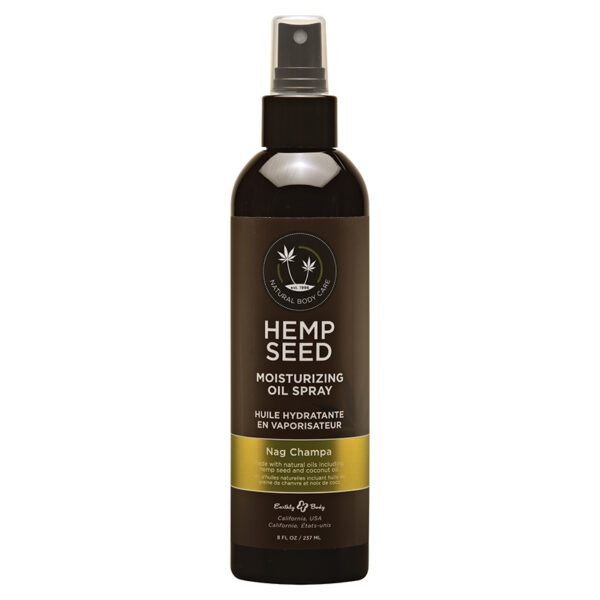 Earthly Body Hemp Seed Moisturizing Oil Spray-Nag Champa 8oz