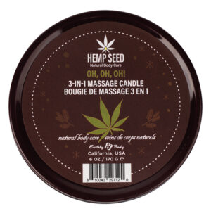 Earthly Body Hemp Seed 3 In 1 Massage Candles-OH OH OH