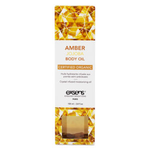 Exsens Organic Body Oil with stones-Amber Jojoba