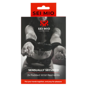 SEI MIO Sensually Secured Velvet handcuffs