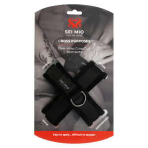 SEI MIO Cross Purposes Unique Over-Wrap Cross Cuff Restraints
