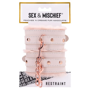 S&M Peaches ?n CreaMe Fur Handcuffs